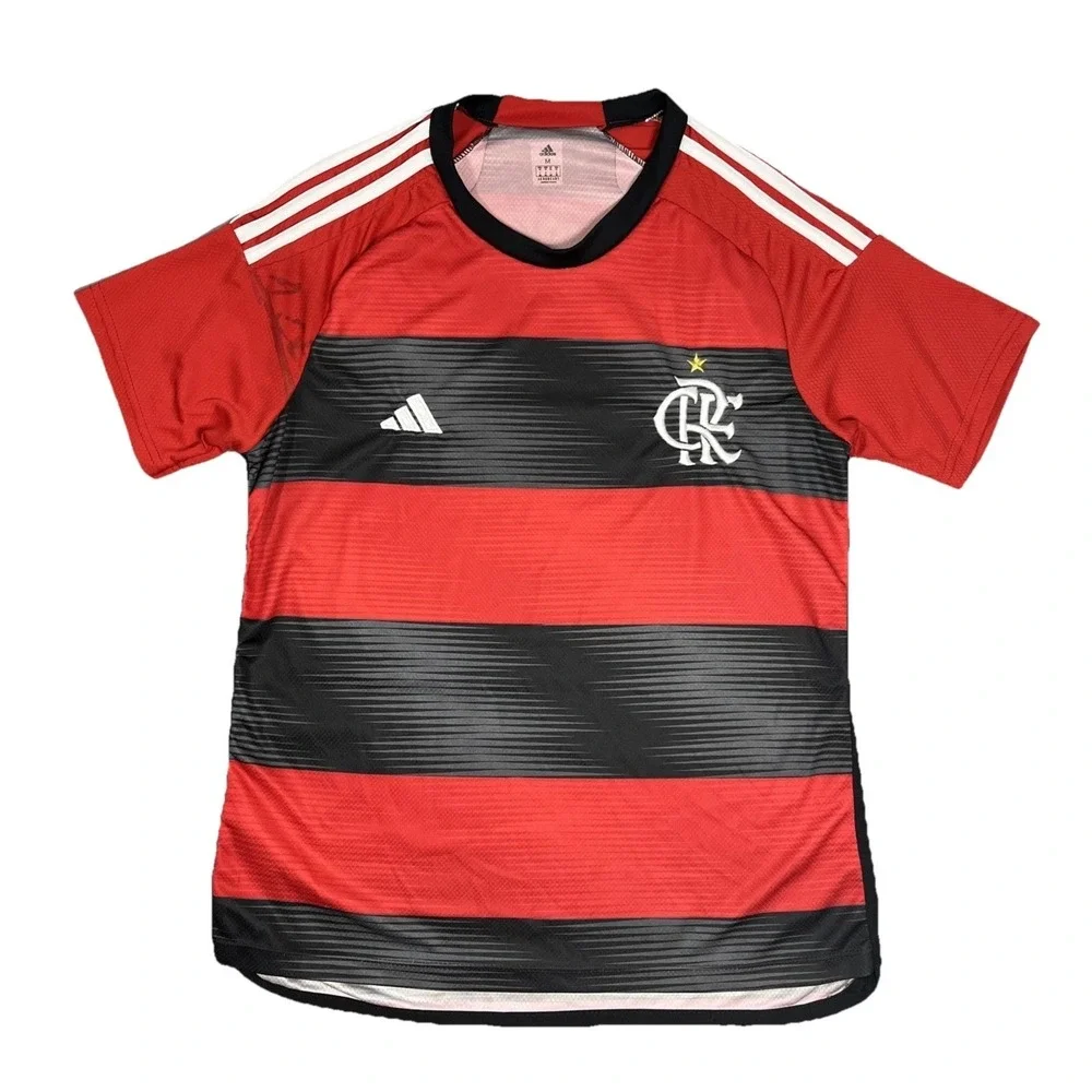 CR Flamengo Football Soccer Athletic Jersey Shirt Medium Adidas Aeroready Mens